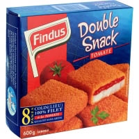 8 x 75 gr Double snack tomate Findus